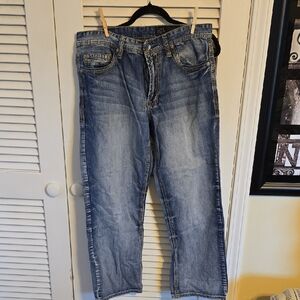 Relaxed Fit Denim Jeans for Men